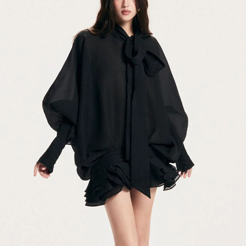 Women'S Fashion Nova Dresses - NOVA 2026 Siyah Bej Büyük Beden
