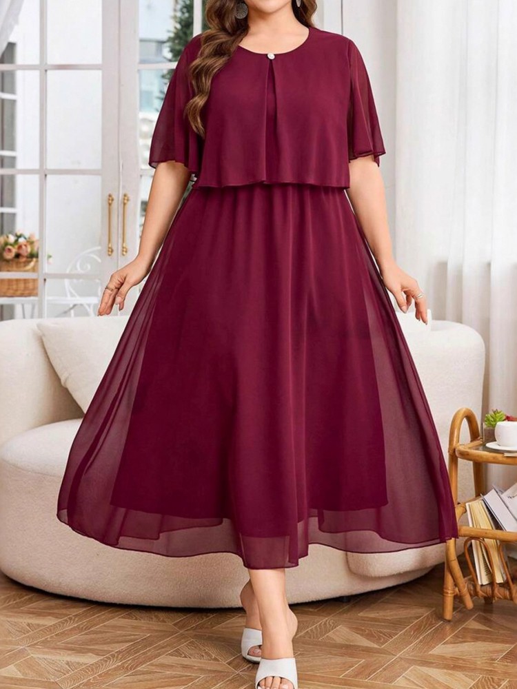 Xl Women'S Fashion - XL-5XL Büyük Beden Elbise Kadınlar İçin