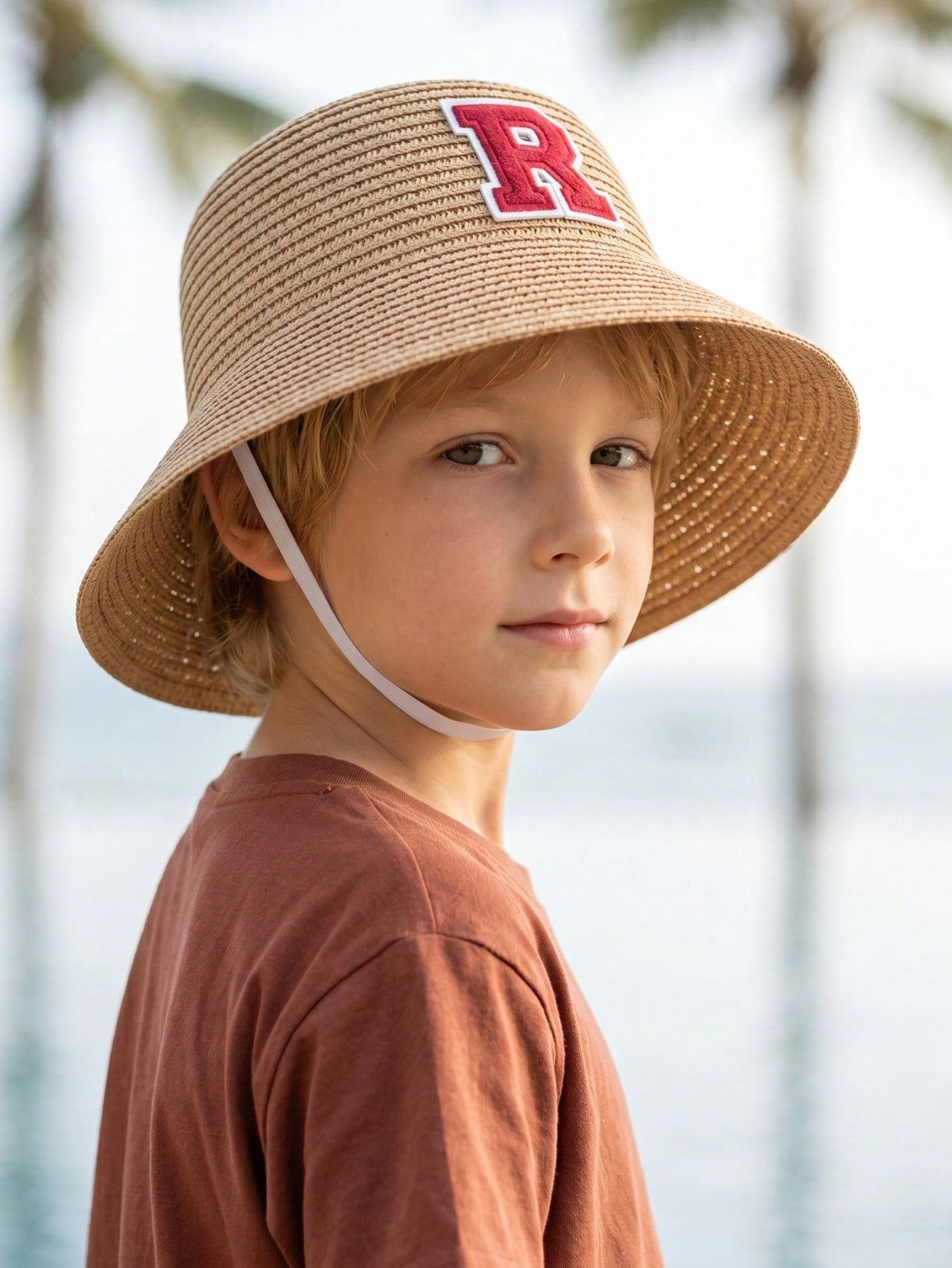 1 adet 3-8Y erkek kahve yay ha - Straw Hat Summer incelemesi ve fiyatı