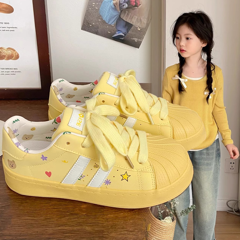 Çocuk Spor Ayakkabıları 2025 S - Women'S Yellow Fashion Sneakers incelemesi ve fiyatı