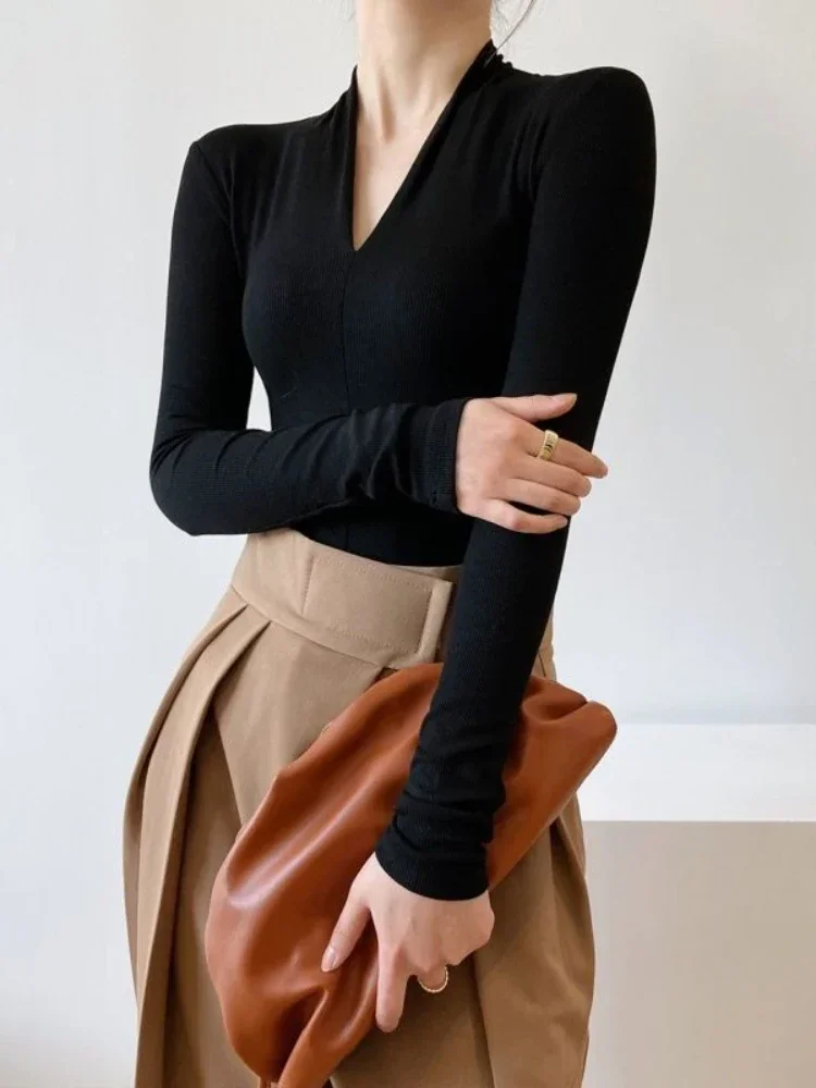 V Yaka İnce Kesim Gömlek Uzun  - Women'S Fashion Tops incelemesi ve fiyatı