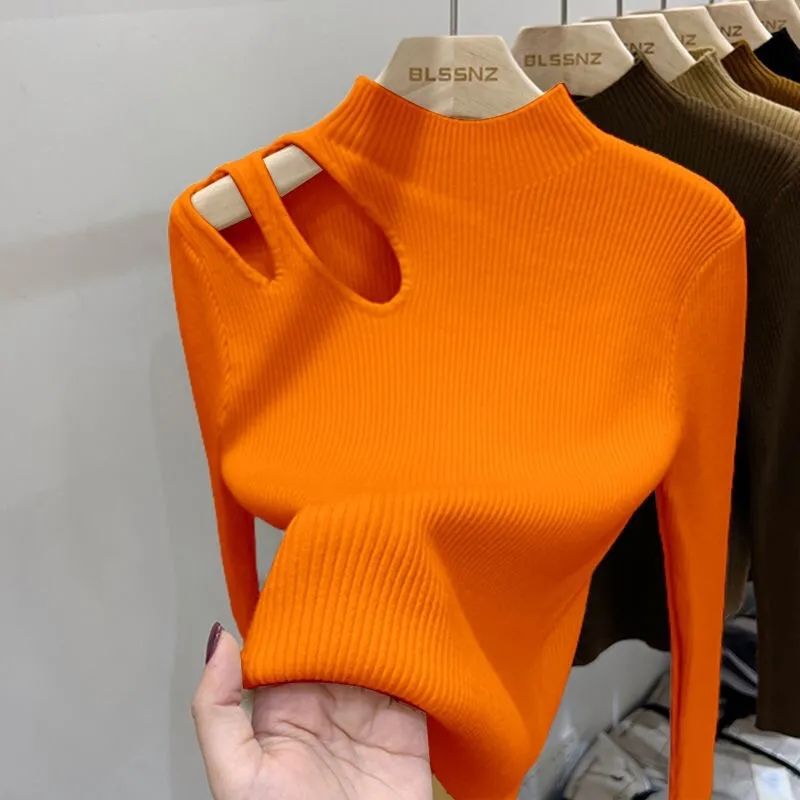 2026 Delikli Yaka Triko Kadın  - Ribbed Knit Sweater incelemesi ve fiyatı