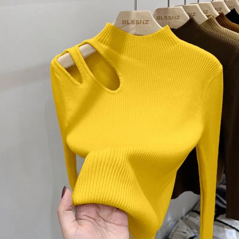 2026 Delikli Yaka Triko Kadın  - Ribbed Knit Sweater incelemesi ve fiyatı