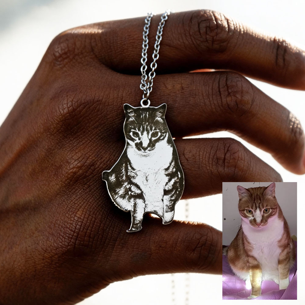 Özel Gravür Pet Fotoğraf Kolye - Xl Women'S Fashion incelemesi ve fiyatı