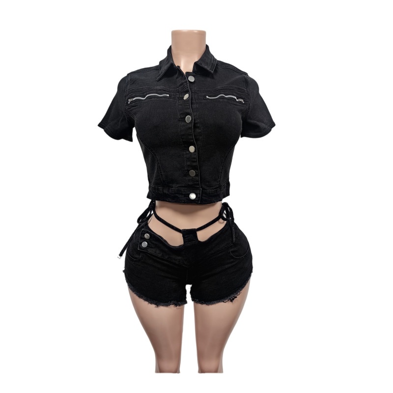 Seksi Kot 2 Parça Takımlar Kad - Women Fashion Jeans Top incelemesi ve fiyatı