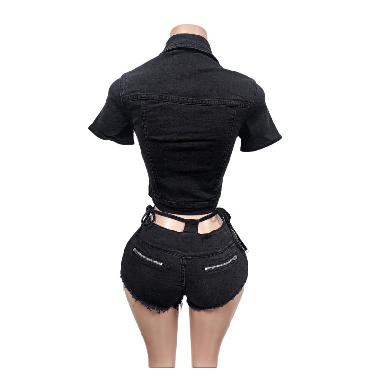 Seksi Kot 2 Parça Takımlar Kad - Women Fashion Jeans Top incelemesi ve fiyatı