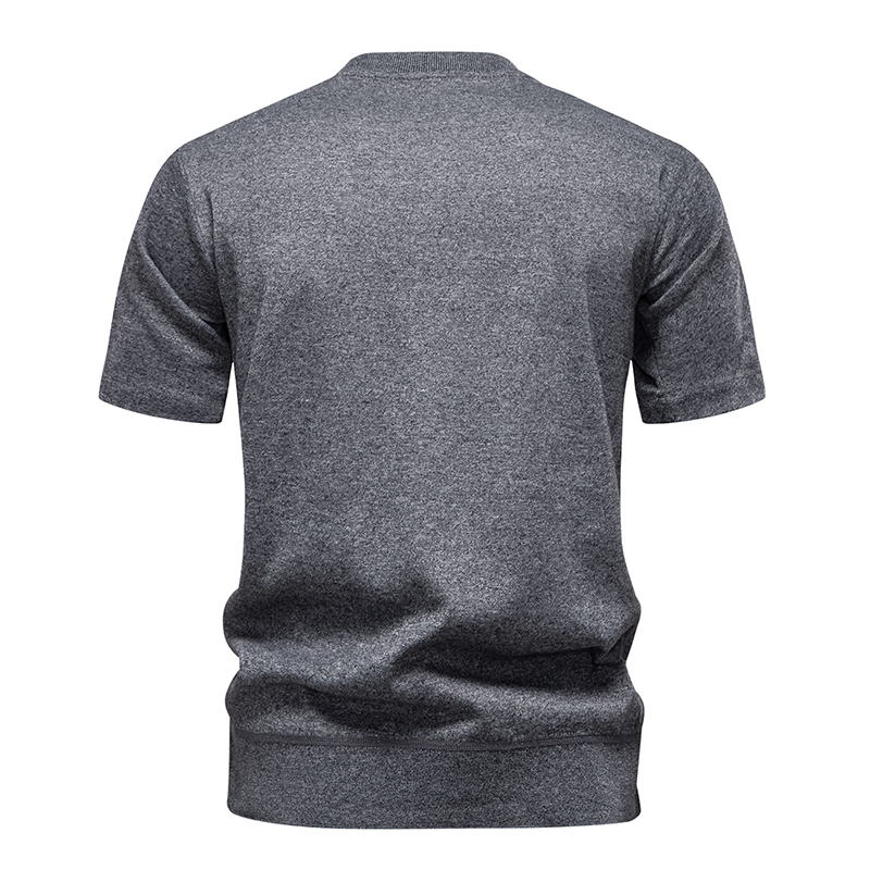 Erkek Örgü Kazaklar Kısa Kollu - Ribbed Knit Sweater incelemesi ve fiyatı