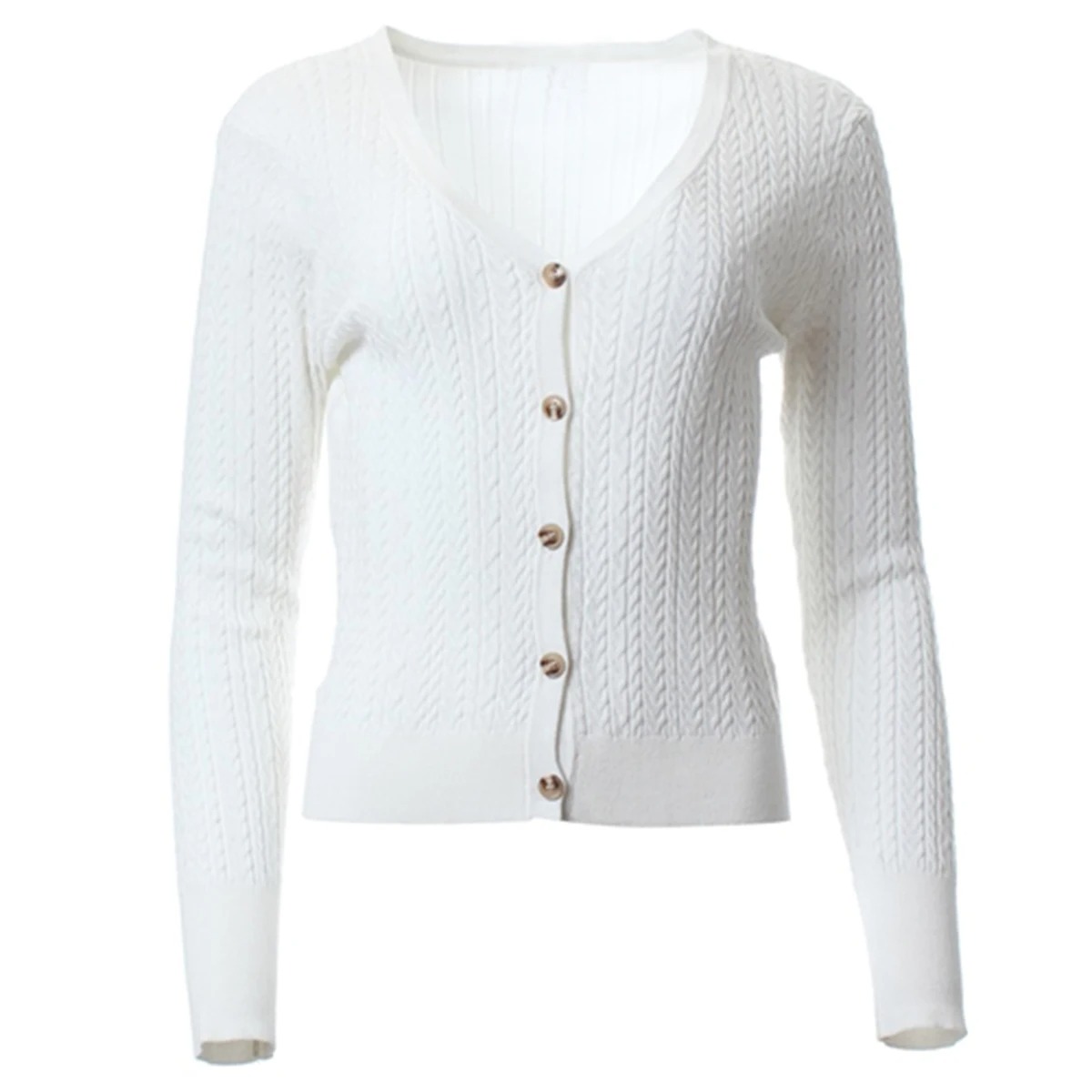 Artı Boyutu kadın Düğme Aşağı  - Ribbed Knit Sweater incelemesi ve fiyatı
