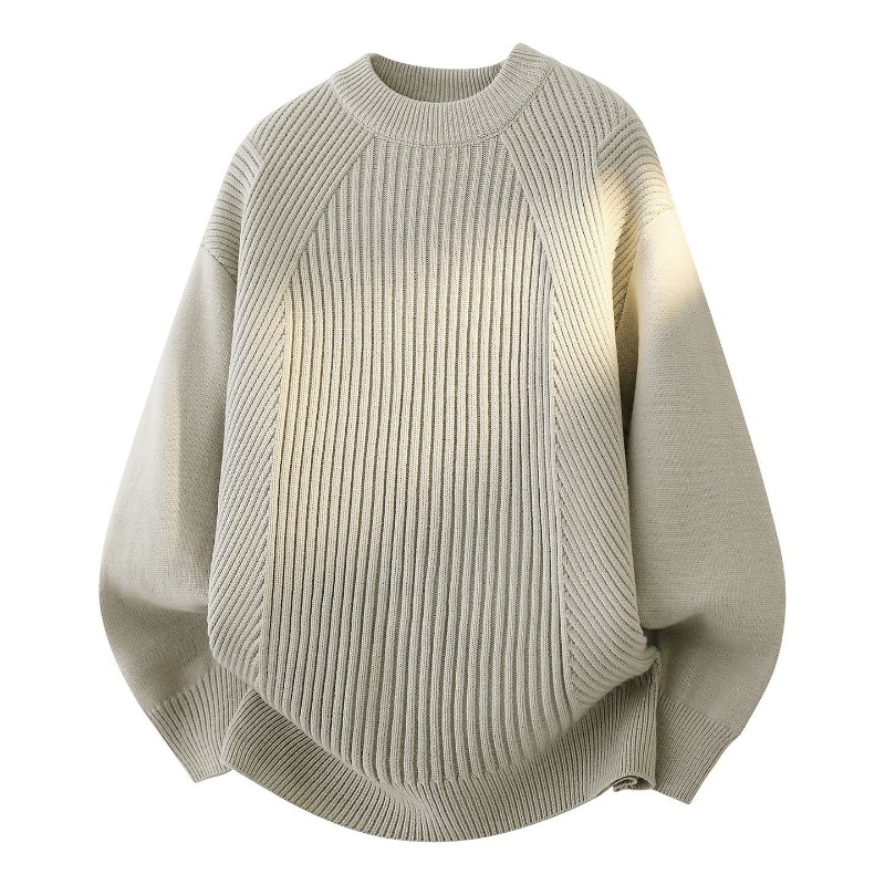 Kadınlar İçin Bisiklet Yaka Ça - Ribbed Knit Sweater incelemesi ve fiyatı