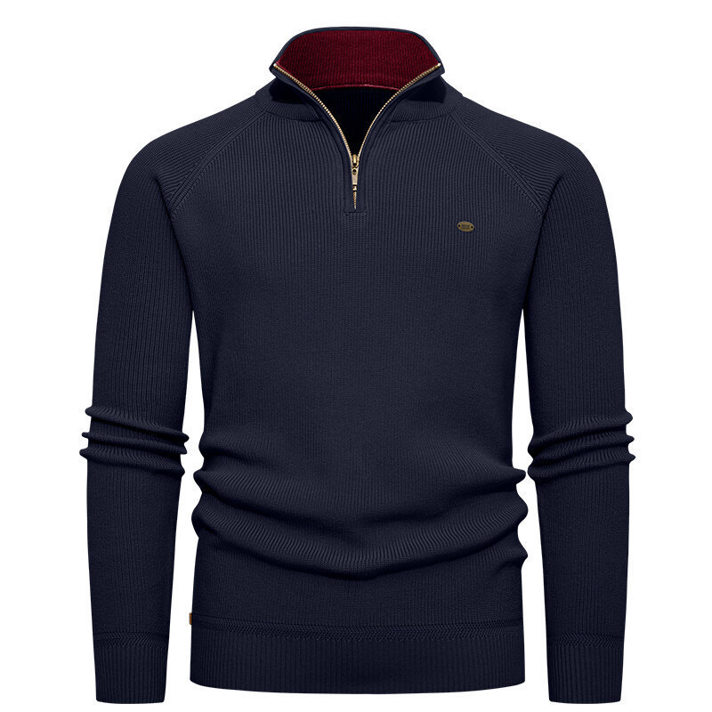 Erkek Açık Mavi Nervürlü Örme  - Ribbed Knit Sweater incelemesi ve fiyatı