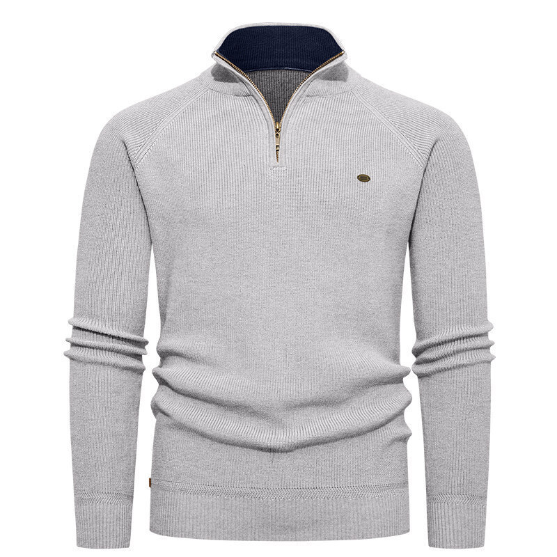 Erkek Açık Mavi Nervürlü Örme  - Ribbed Knit Sweater incelemesi ve fiyatı