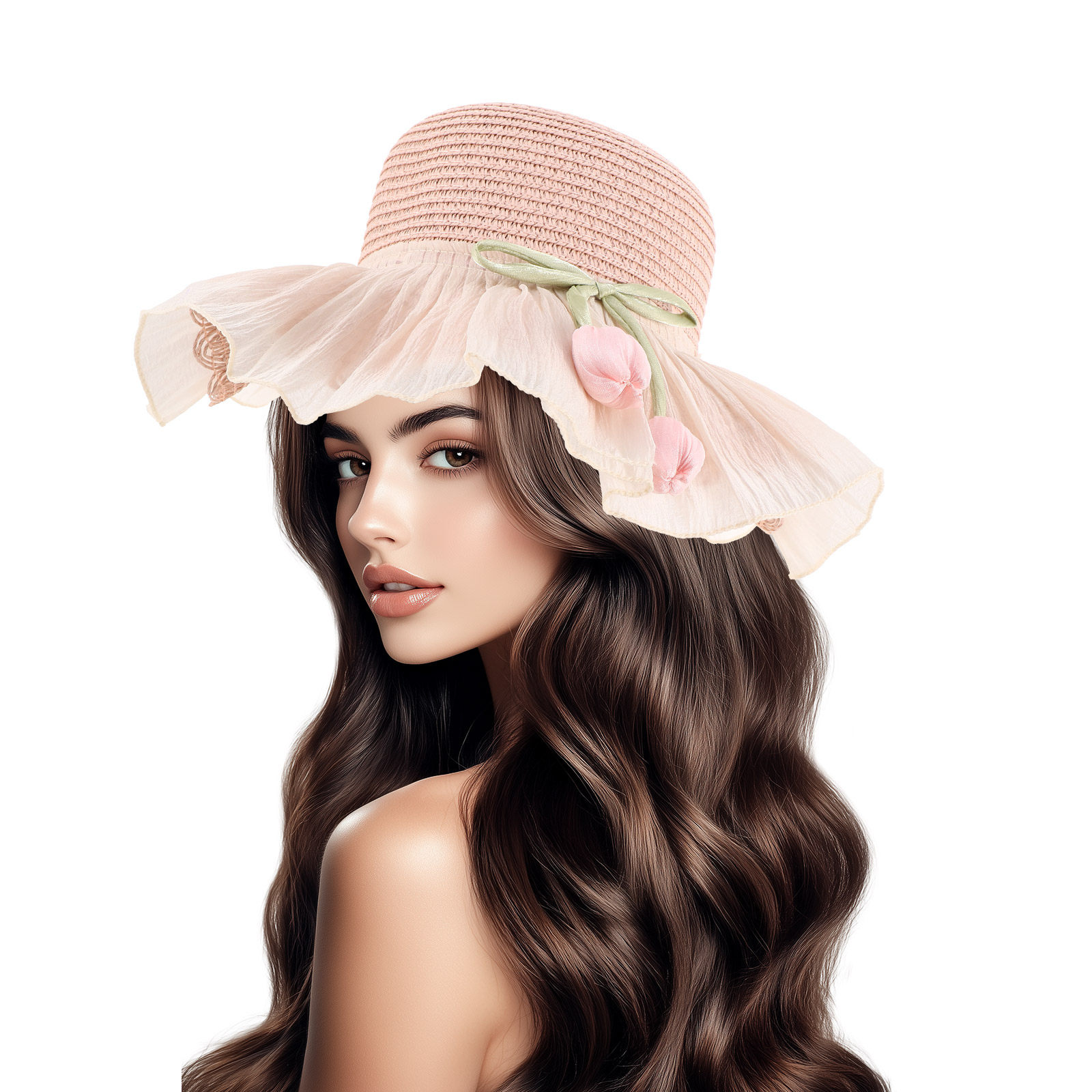 Kız yaz hasır güneş şapkası ge - Straw Hat Summer incelemesi ve fiyatı