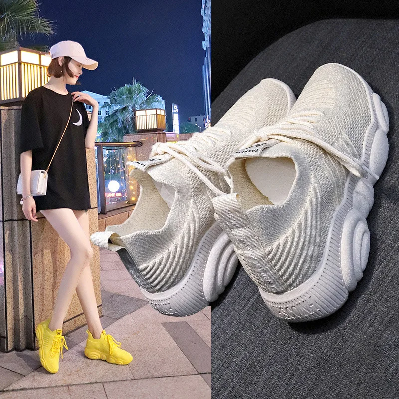 Moda Ayakkabı Kadın Platformu  - Women'S Yellow Fashion Sneakers incelemesi ve fiyatı