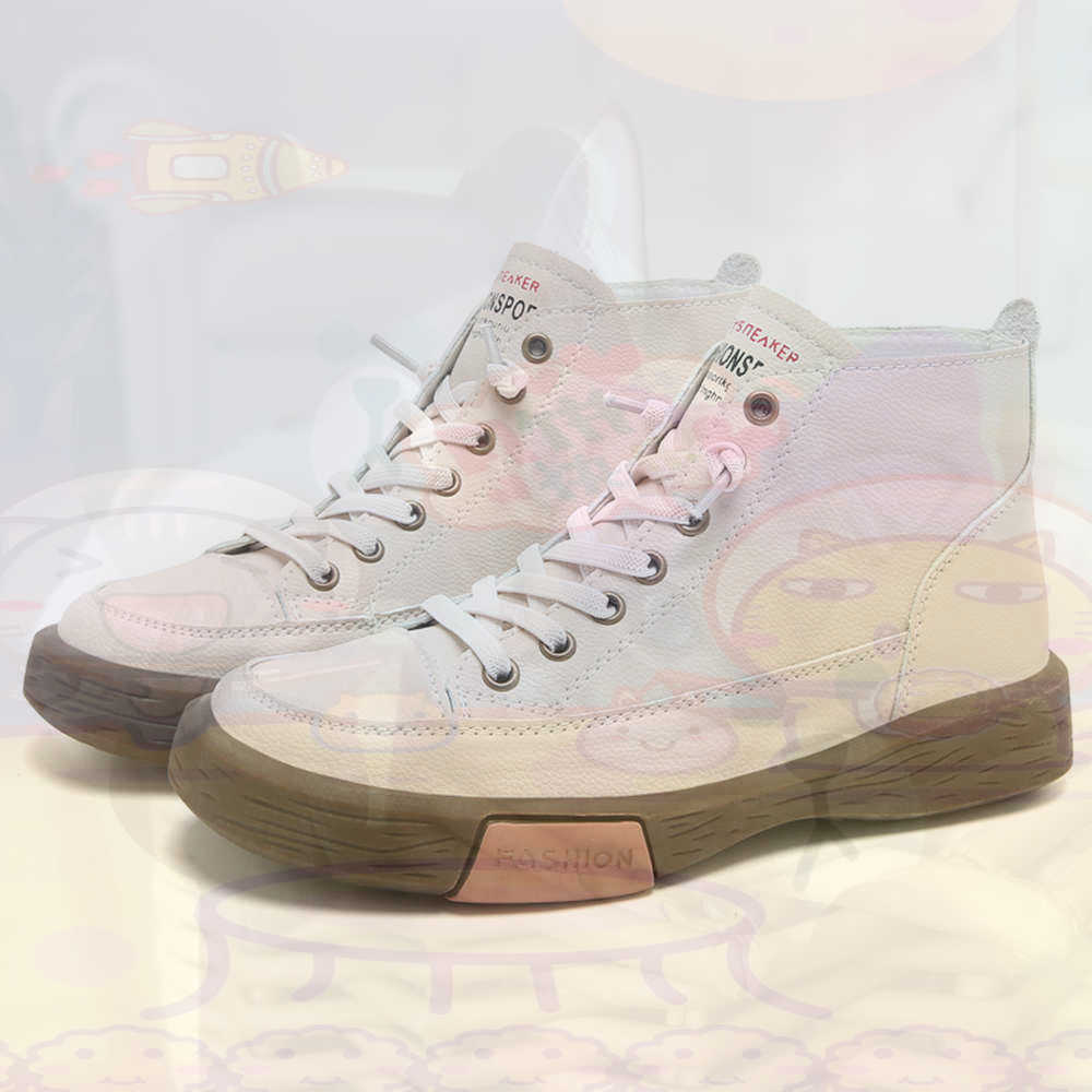 Yüksek Top Merhaba Kesim Kayka - Women'S Yellow Fashion Sneakers incelemesi ve fiyatı