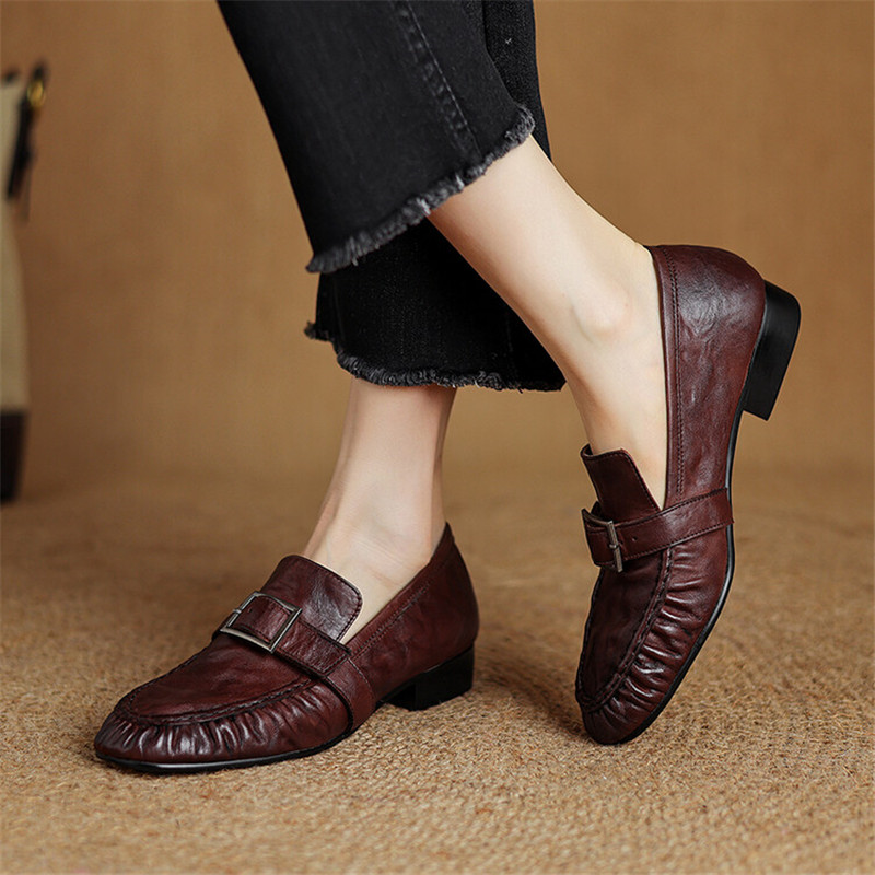Yeni sonbahar hakiki deri kadı - Women'S Fashion Loafers incelemesi ve fiyatı