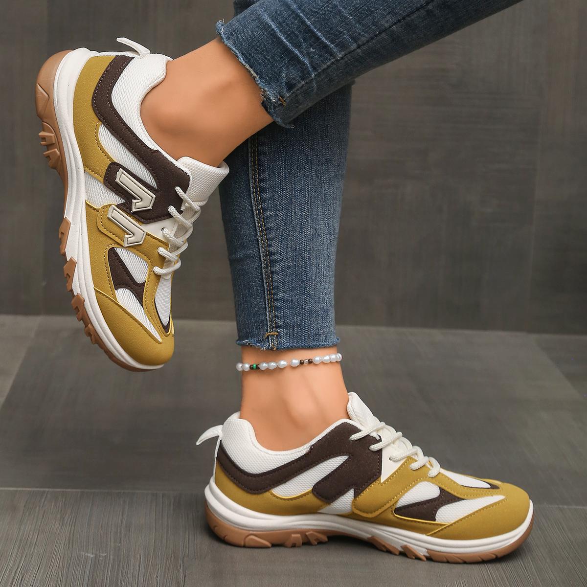 Moda Gri Sarı Karışık Renk Kay - Women'S Yellow Fashion Sneakers incelemesi ve fiyatı