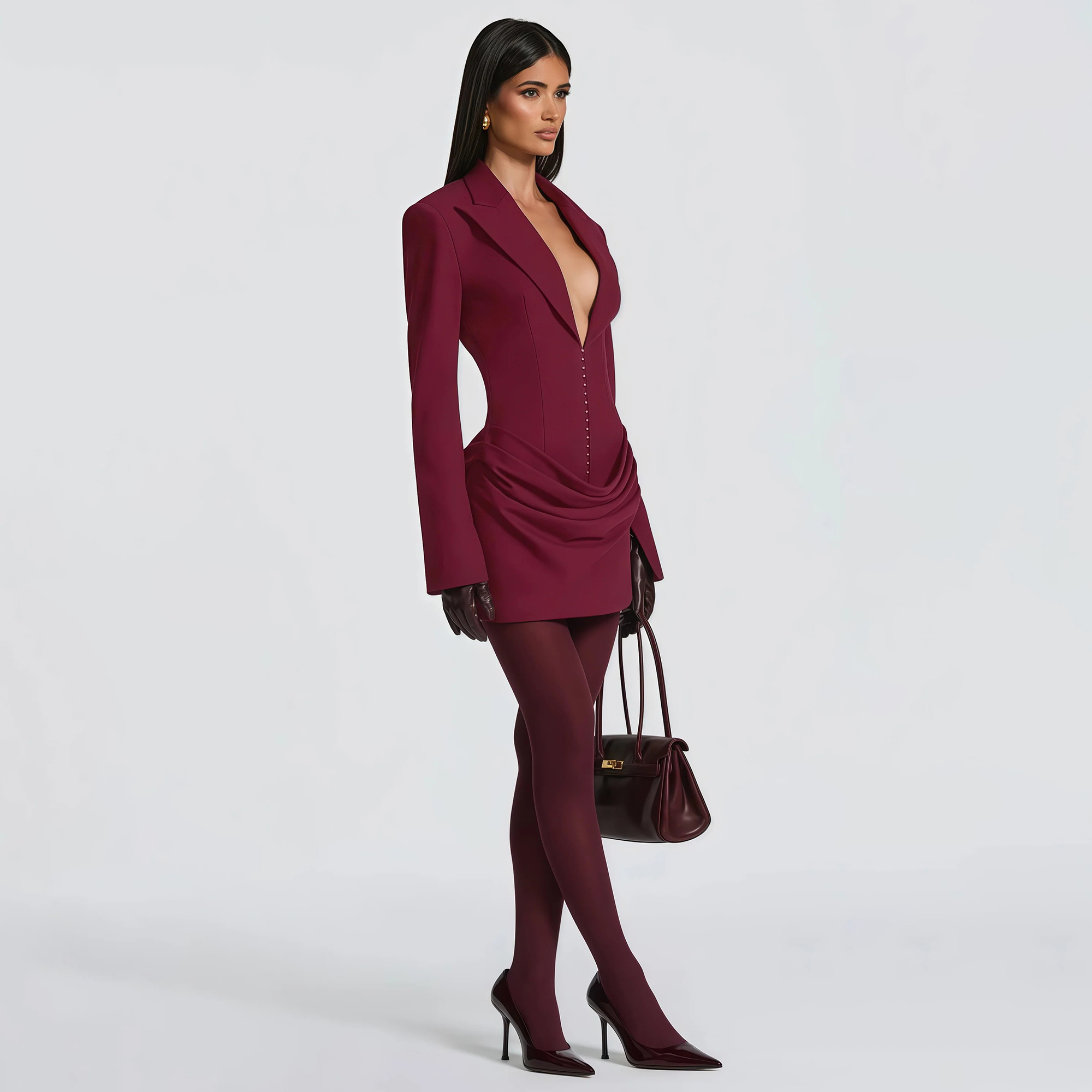 NOVA Moda Düz Renk Mini Elbise - Women'S Fashion Nova Dresses incelemesi ve fiyatı