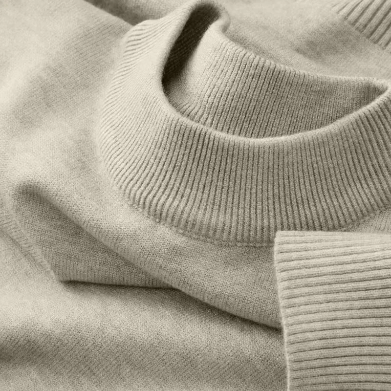 Sonbahar yeni erkek rahat Mock - Ribbed Knit Sweater incelemesi ve fiyatı