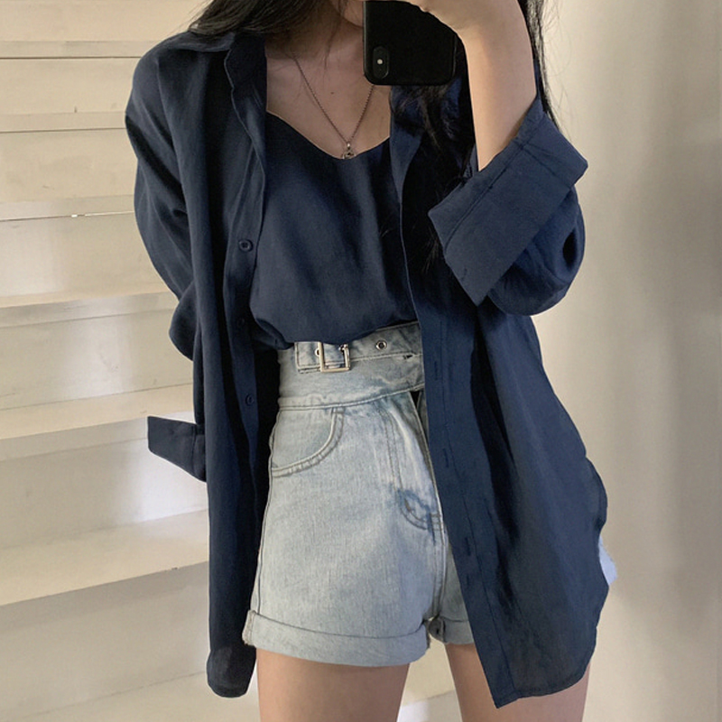 Retro Basit Renkli Gömlek Askı - Women'S Young Fashion incelemesi ve fiyatı