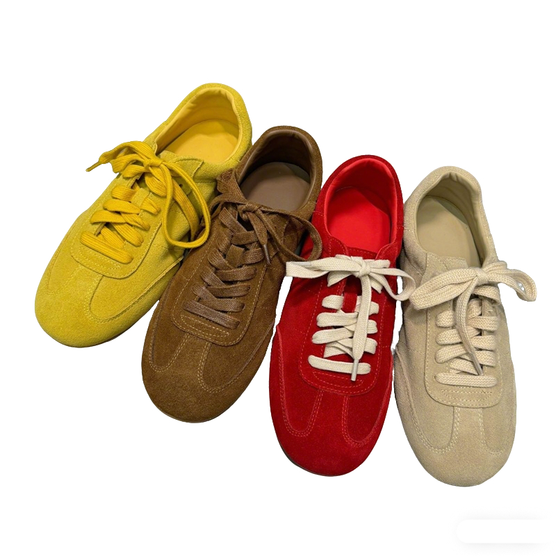 NORAZORA 4 Renk Inek Süet Deri - Women'S Yellow Fashion Sneakers incelemesi ve fiyatı